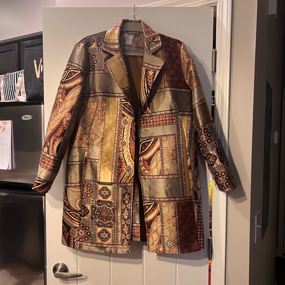 NWOT Chico's Tapestry Dreams Evening Coat - Picture 7 of 11